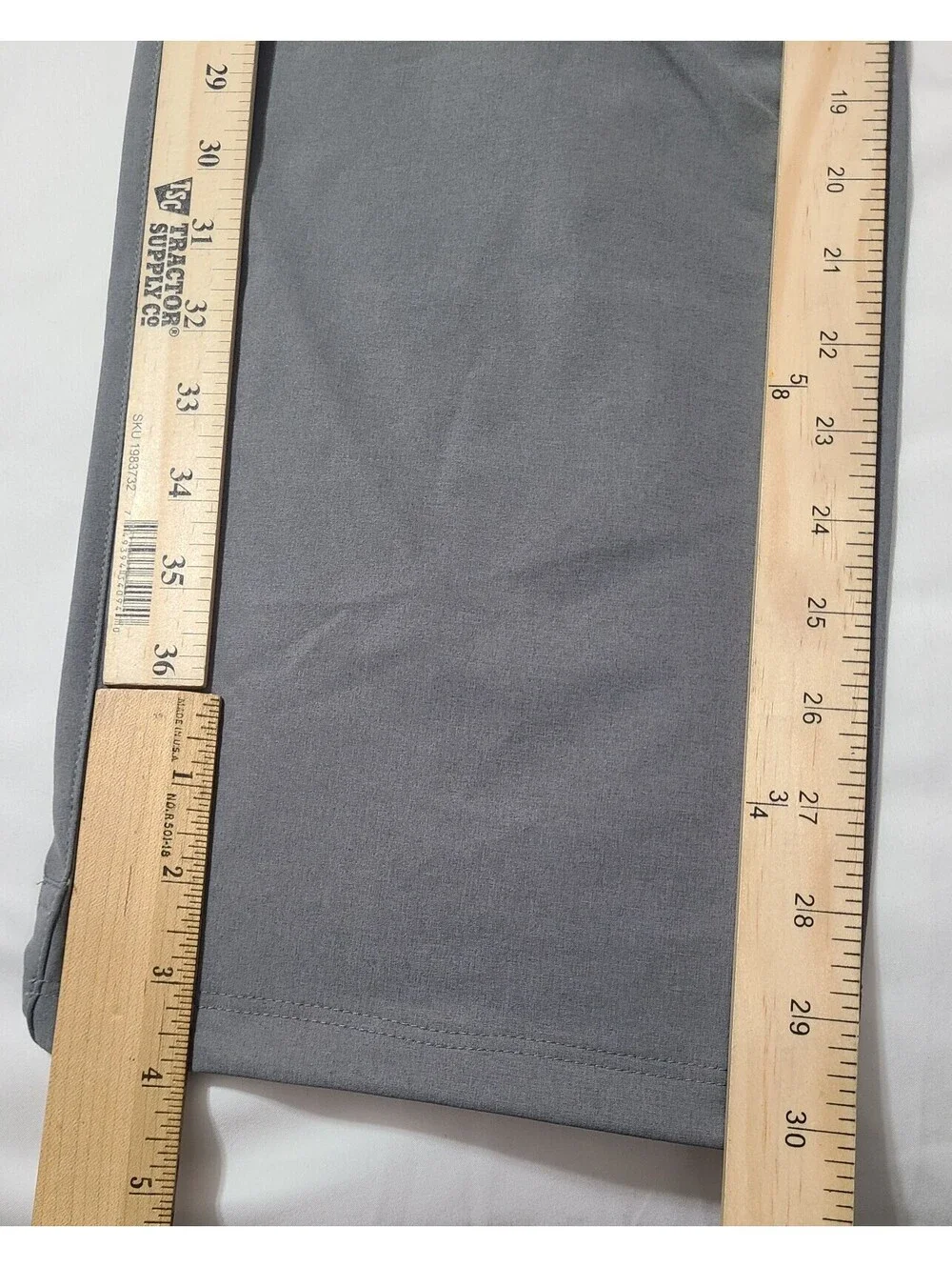 LL Bean Multisport Pants Mens Size Large Gray Performance Stretch Hiking UPF 50+